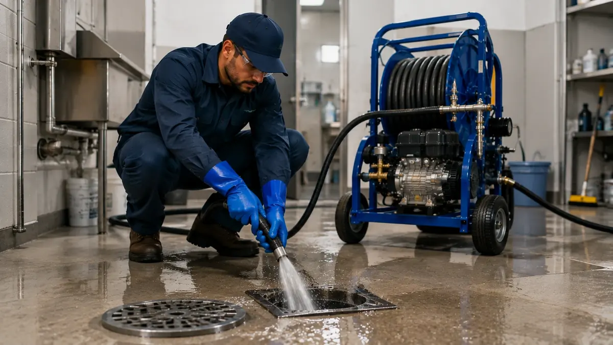 Floor Drain Hydro Jet Cleaning in Capistrano Beach