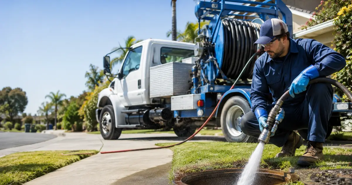 Hydro jet sewer cleaning Capistrano Beach