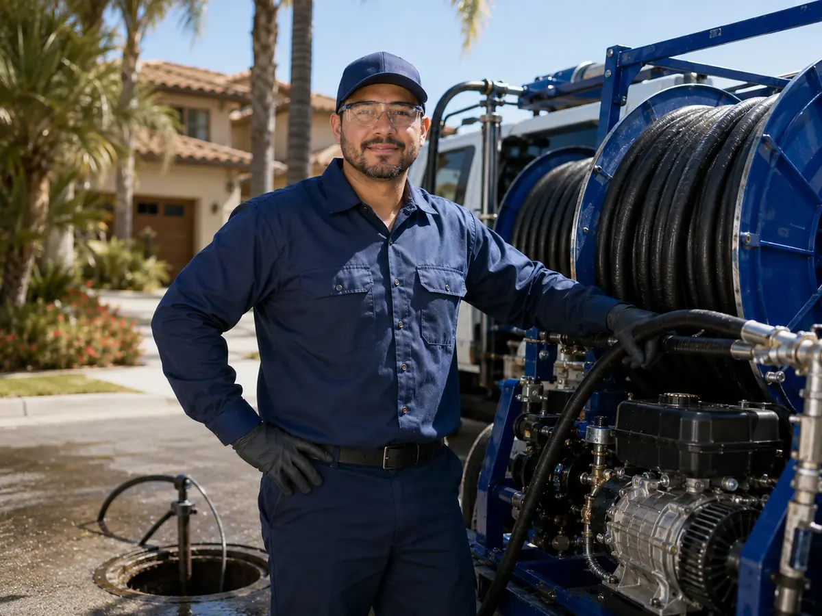 Hydro jet sewer cleaning in Capistrano Beach