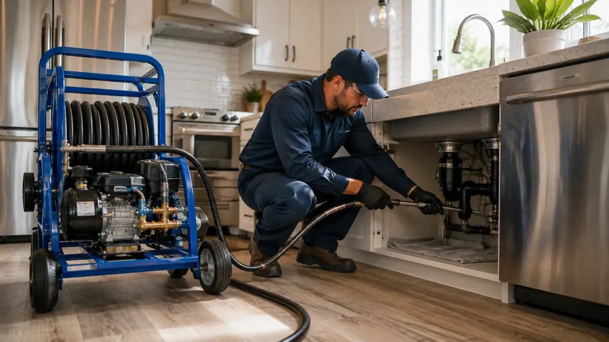 Kitchen Drain Hydro Jetting in Capistrano Beach